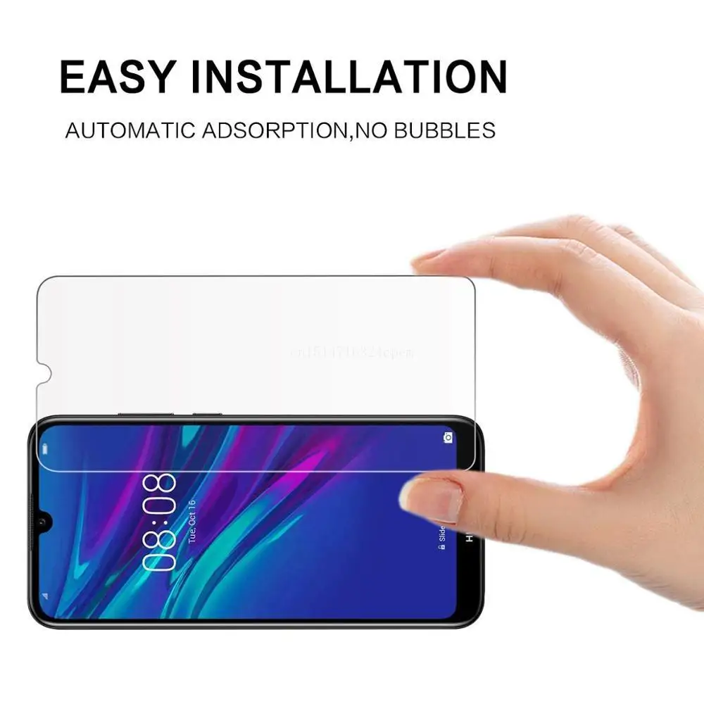 Закаленное стекло 9H для Huawei Y6 Pro 2019 защитная пленка экрана 2 шт.|Защитные стёкла и