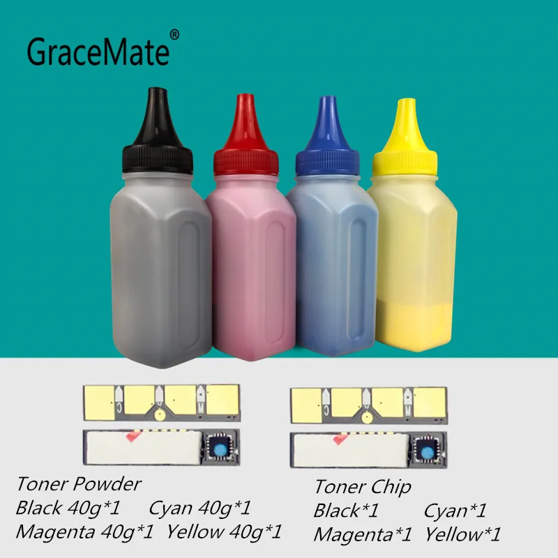 GraceMateToner порошок с чипом для Samsung CLP320 CLP 320 321 325 CLX3180 CLX3185 CLX 3185 3180 CLT407S CLT 407S 407S|Тонер| |