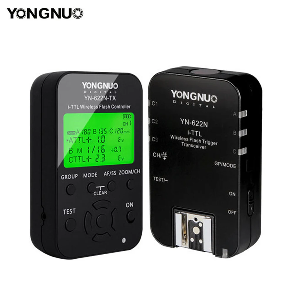 YONGNUO YN 622C KIT YN622N i TTL беспроводной комплект триггера вспышки для Nikon D7200 YN685 Canon 1100D 622N