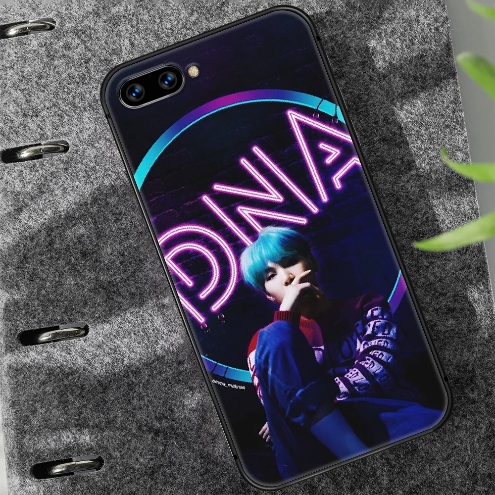 

Bangtan Boys SUGA Phone Case Cover Hull For HUAWEI honor 7a 8 8s 8a 8x 9 9x 10 20 i Lite Pro black Cover 3D Shell Fashion