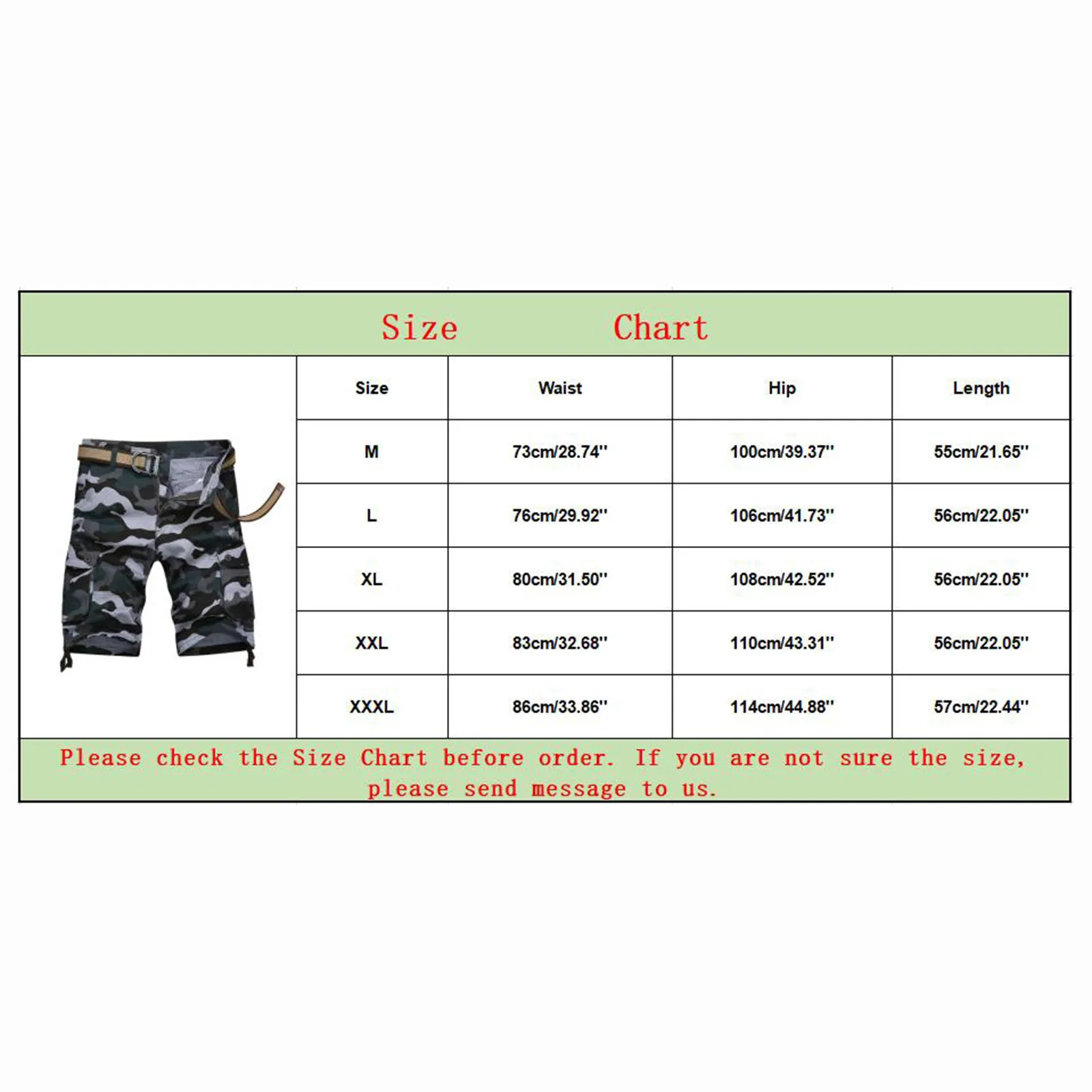 

Summer Men's Outdoor Camouflage Cargo Shorts Pocket Cotton Casual Pants Mid Waist Loose Shorts Bib Overalls Pantalones Cortos