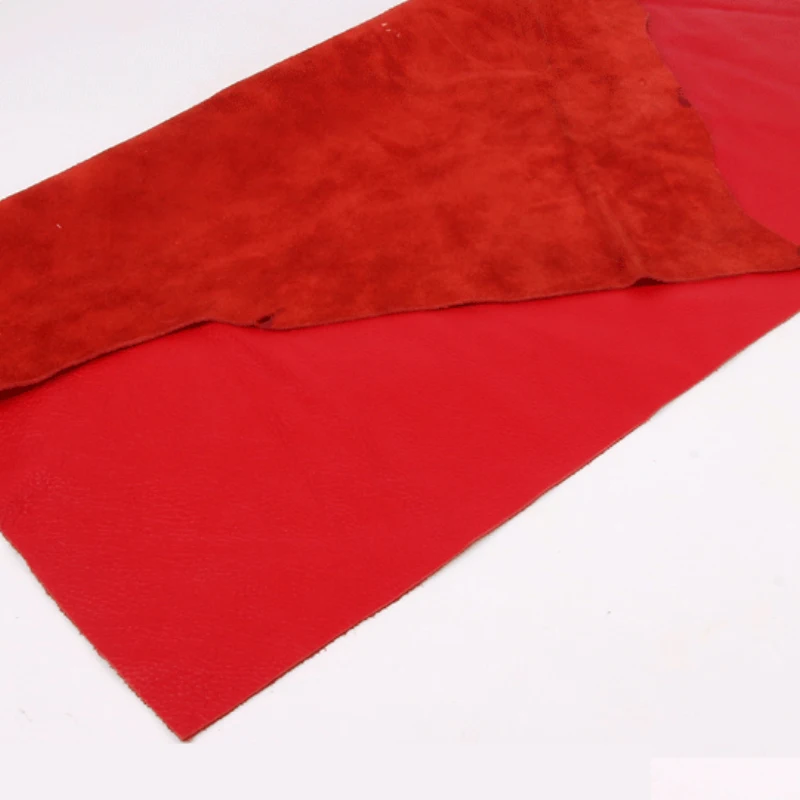 Красный цвет Ручная работа Дубления овощей из натуральной кожи шт ремесла Сделай