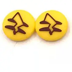 Yellow Tail 1 пара = 2 шт для Joy Con силиконовый джойстик для пальца ручка чехол аналоговые колпачки для nintendo Switch NS Joy-Con контроллер - Цвет: Yellow Tail