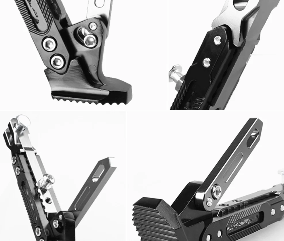 Motorcycle adjustable side support parking bracket for YAMAHA TRophy SE TT 600 FZR 600R 400 RR RRSP FZ600 TRX850 | Автомобили и