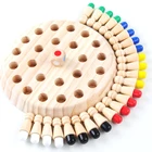 Детская деревянная палочка для запоминания, шахматы, веселая цветная игра, настольные головоломки, развивающие цветные познавательные способности, обучающие игрушки для детей