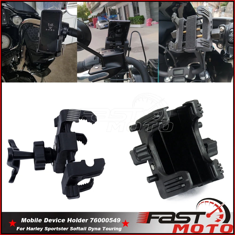 

#76000549 For Harley Standard Phone Devices Holder Support Cellphone GPS Adjustable Mobile Phone Stand Bracket Mounting Kits