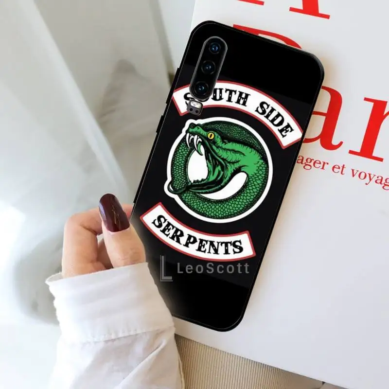 

American TV Riverdale Southside Serpent Phone Case For Huawei Y5 Y6 II Y7 Y9 PRIME 2018 2019 NOVA3E P20 PRO P10 Honor 10