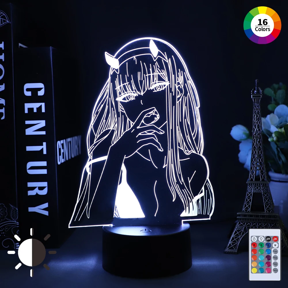 Аниме лампа 3D светильник светодиодный ночной Светильник меняющие цвета s фигурка