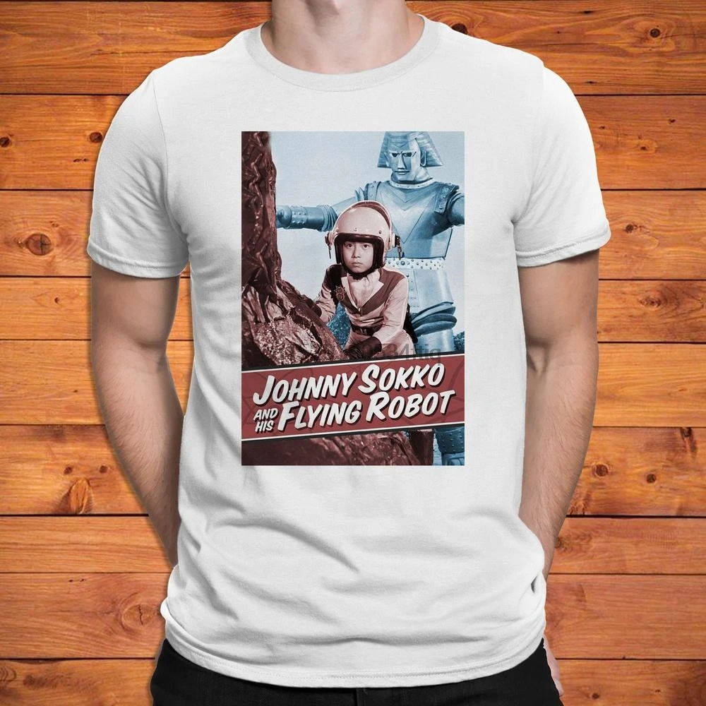 Винтажный постер с изображением гигантского робота Джонни сокко |