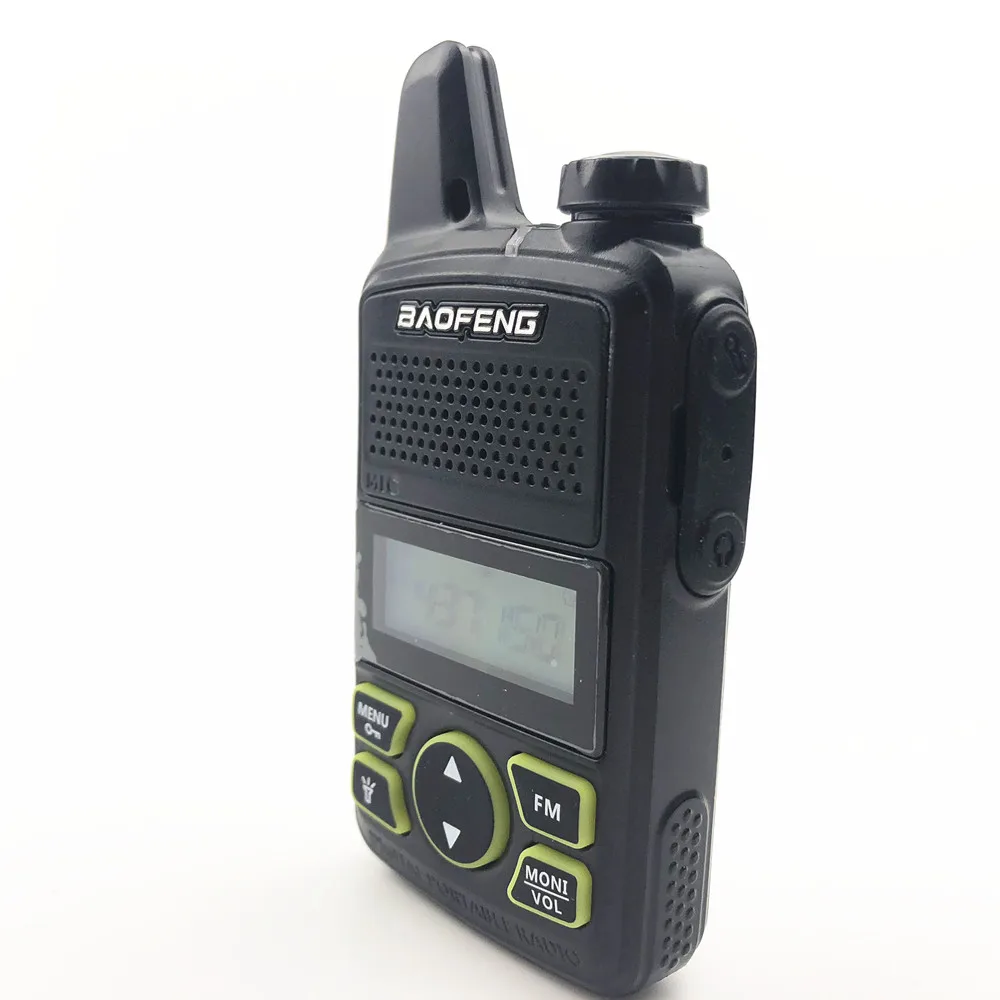 Baofeng BF-T1 мини дети иди и болтай Walkie Talkie Ham двухстороннее радио comunicador BFT1 для