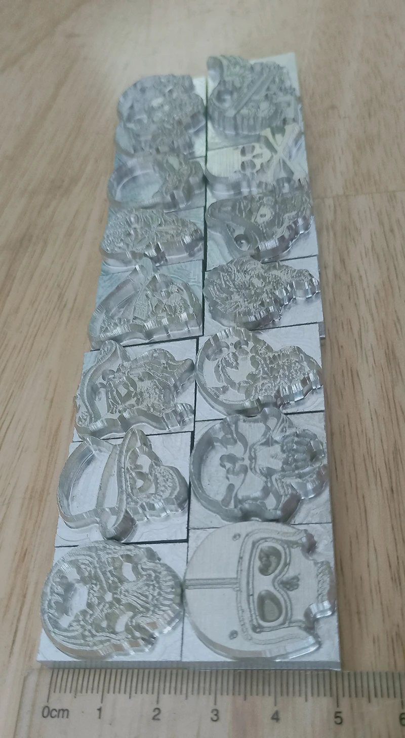 13 шт. дыроколы для резьбы по коже с изображением черепа|Резьба| |