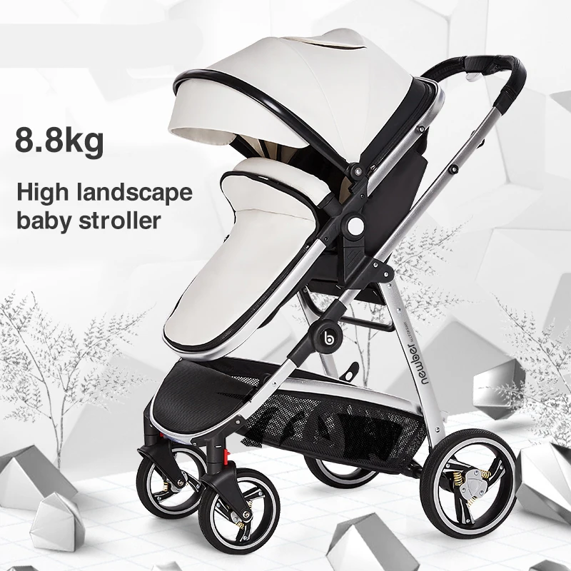 Брендовая детская коляска 2 в 1 может сидеть и складываться складной легкий с