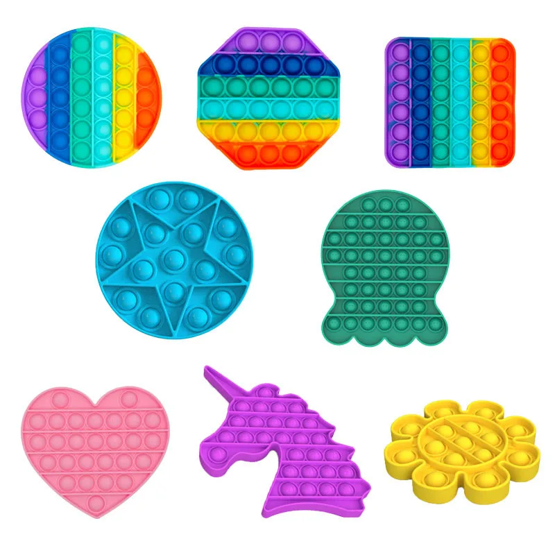 

Push Bubble Sensory Toy Autism Needs Squishy Stress Reliever Toys Adult Child Funny Anti-stress Fidget It Decompression Gifts