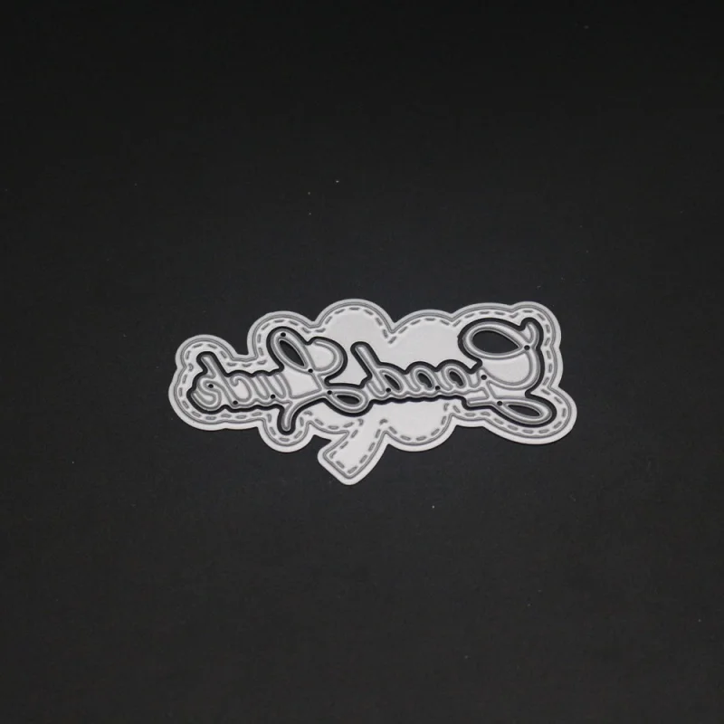 Удачи надпись Одуванчик рамка металлические Вырубные штампы Troqueladora трафарет для