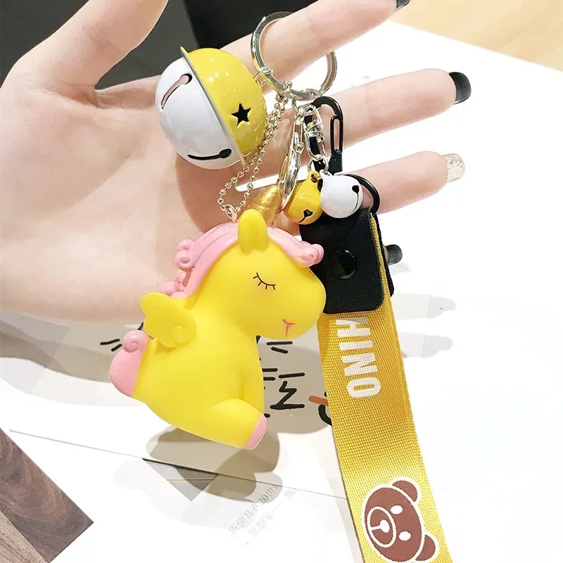 Милый мужской и женский рюкзак с подвеской шариком из меха единорога сумка