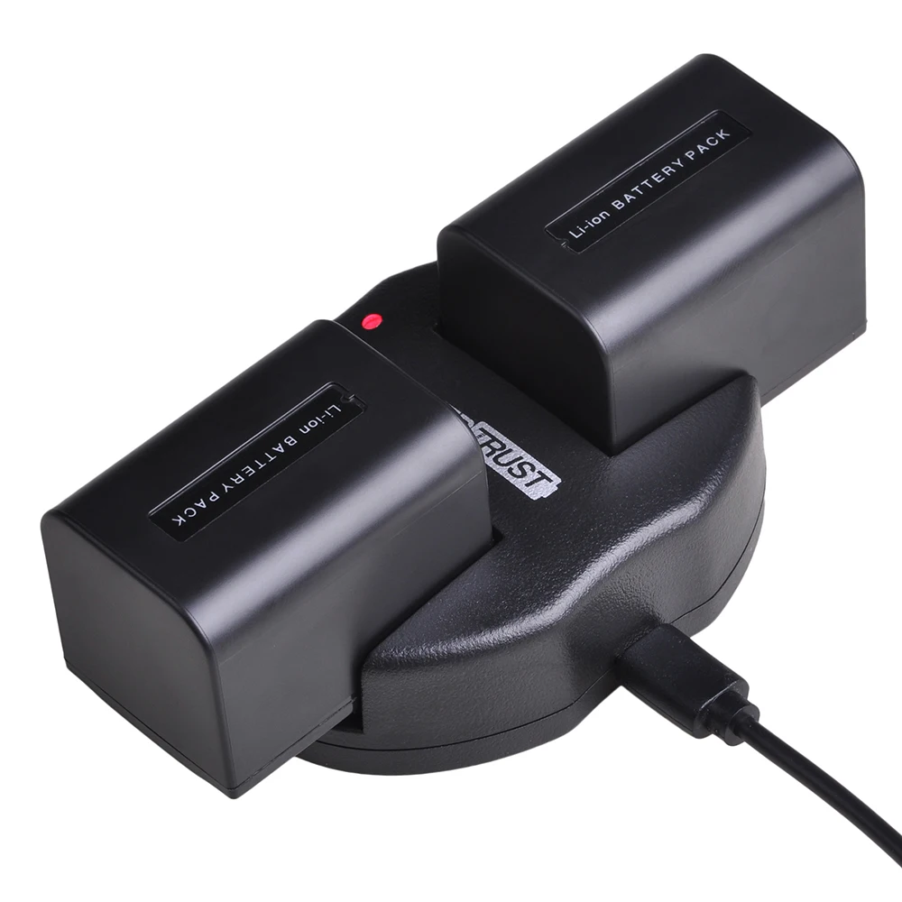 2x2500 мА · ч NP FV70 NPFV70 аккумуляторы + двойное зарядное устройство USB для Sony FV50
