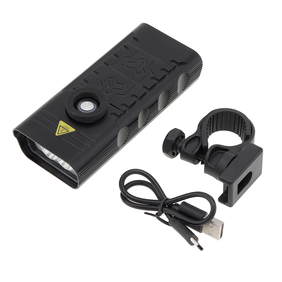 

SecurityIng Bike Headlight USB Rechargeable 6000 Lumen 5T6 LED 4 Mode Super Bright Bike Front Lights with 360 Rotation Holder