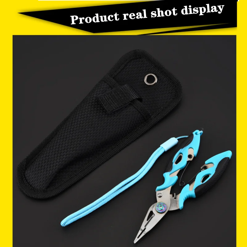 

Fishing Pliers Stainless Steel Scissors Braided Wire Bait Cutter De-Hooking Device Fishing Tackle Tool Cutting Fish Use Pliers