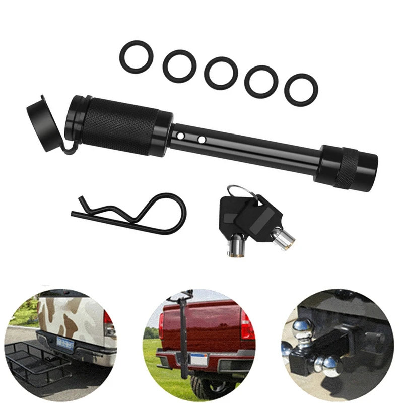 

Trailer Hitch Locking 5/8 in Hitch Pin Lock with Keys for RV Truck Trailer Tow Receiver Universal