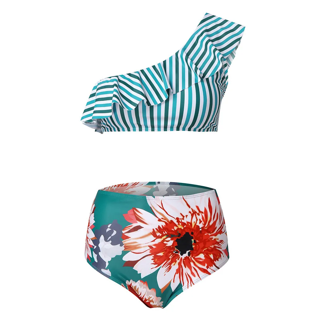 Женский купальный костюм сексуальный кружевной купальник с высокой талией и