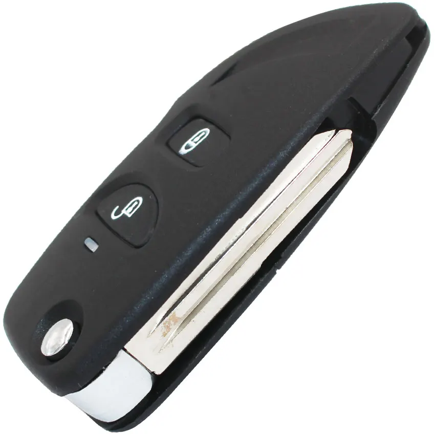 KEYECU 2 + 1/3 кнопки дистанционного флип ключ чехол складной пульт ключа оболочки