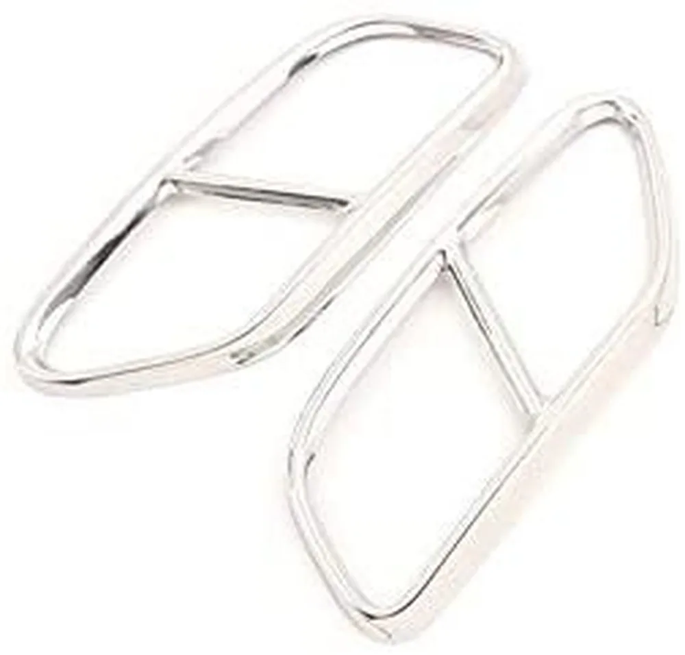 2 шт. хромированная выхлопная труба из нержавеющей стали для Audi A4 A4L B9 2019 |