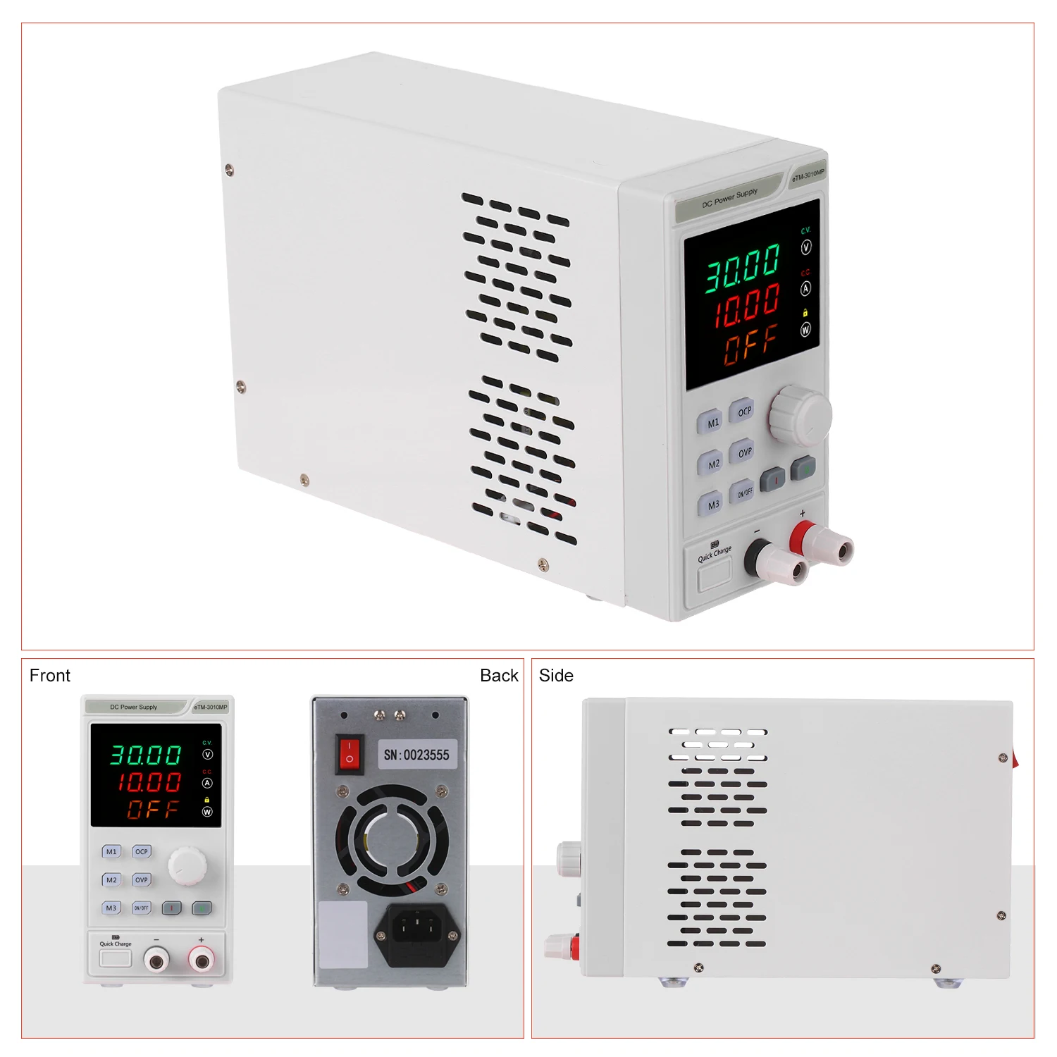 Для детей на возраст от 0 до 30V/0 60A 5A/0 10A программируемый DC Питание регулятор