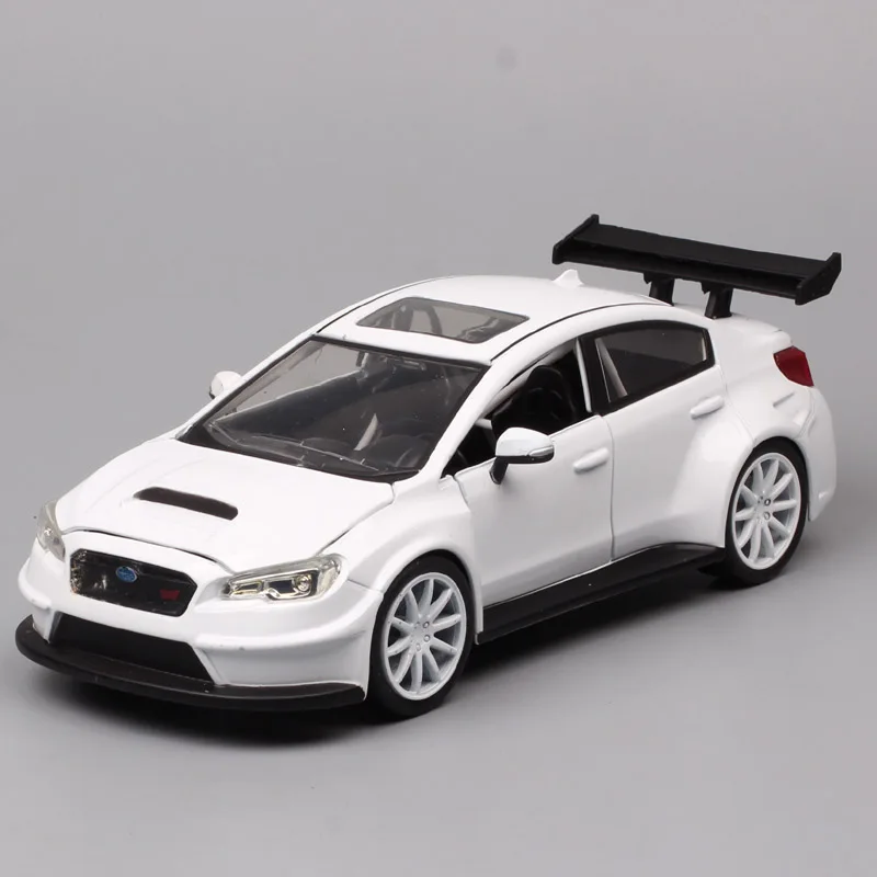 Детские масштабы 1/24 Subaru WRX STI Impreza car F8 SUV металлические Литые и игрушечные