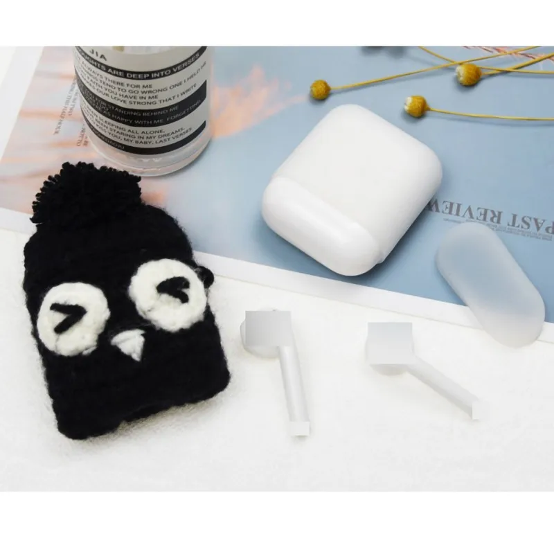 Милый мультфильм ручной работы плюшевые гарнитура животное чехол для Airpods