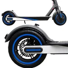 Светоотражающая наклейка на колесо электроскутера, защитная полоска для ночной безопасности, запчасти для скутера Xiaomi Mijia M365