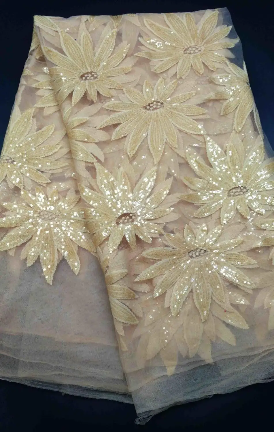 Высококачественный французский Шелковый материал красивая африканская