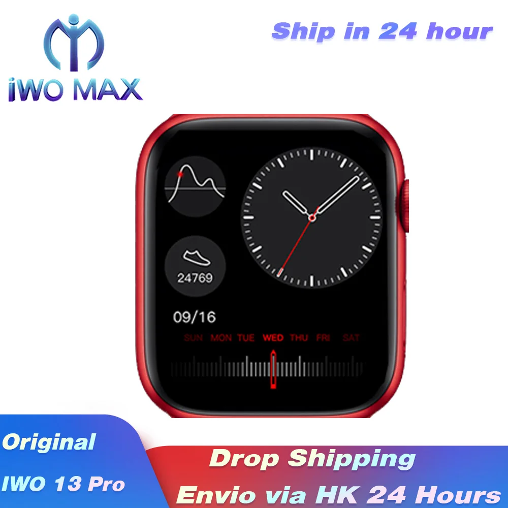 Оригинальные Смарт часы IWO 13 Pro Max Series 6 Bluetooth пульсометр ЭКГ шагомер