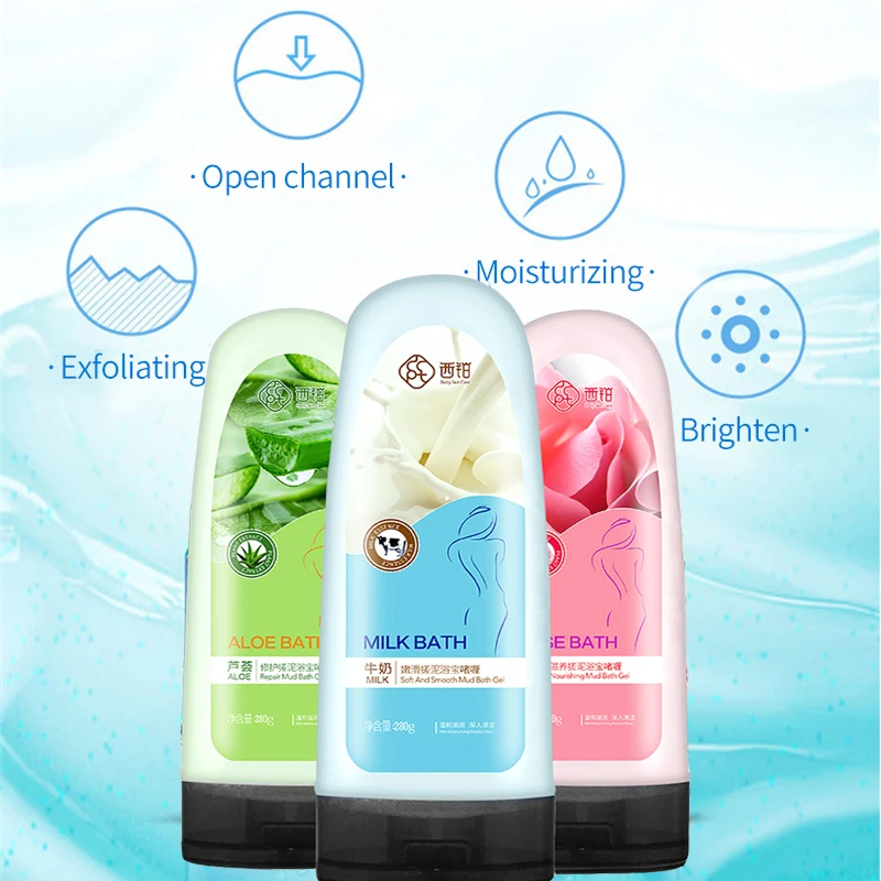 CCPT Body Scrub Exfoliating Gel Whitening Cream Lotion Cleaning Moisturizing Rub Mud For Death Skin Brighten Nourish Care |