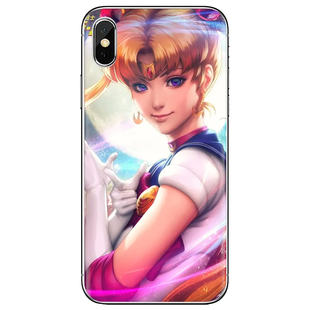 Чехлы Moon-Japanese-C-Anime-Сейлор для телефонов Xiaomi Redmi 2 S2 3 3S 4 4A 5 5A 6 6A 7A 9 9T 9C 9A Pro Pocophone F1 |