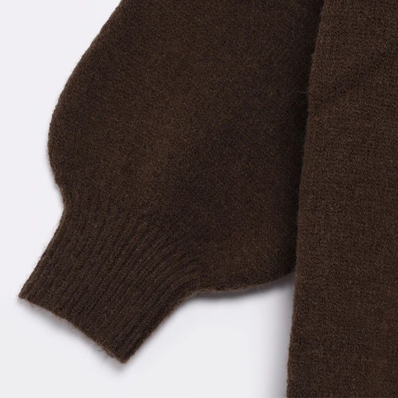 

Knitting Lace Stitch Sweater Loose Fit Turtleneck Long Sleeve Women Pullovers New Fashion Tide Autumn Winter 2021 1DD3129