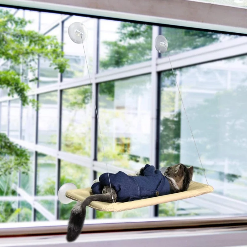 

Pet гамак подвесные кровати кошка окно Солнечный сиденья крепление для домашних животных стул для кота удобные кошка кровать любимчика полк...