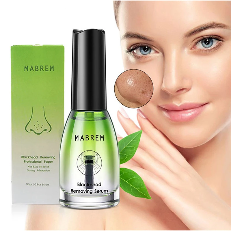 

Mabrem Blackhead Remover Face Nose Mask Pore Strip Black Deep Cleansing Mask