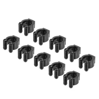 new 10pcsset plastic club clip fishing rod pole storage rack tip clamps holder without screws fishing rod rack fishing tackle