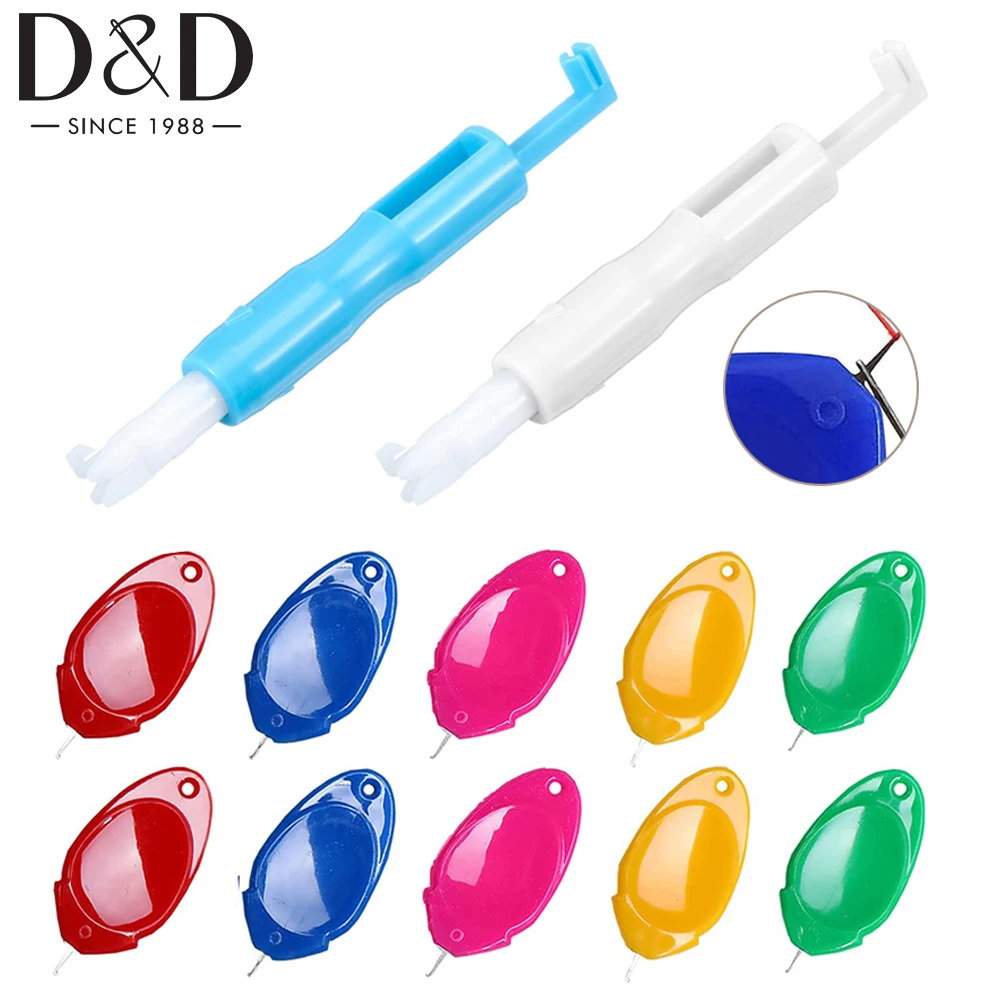 

22Pcs Needle Threader for Hand Sewing Plastic Wire Loop DIY Simple Needle Threader for Sewing Machine Threading Tool