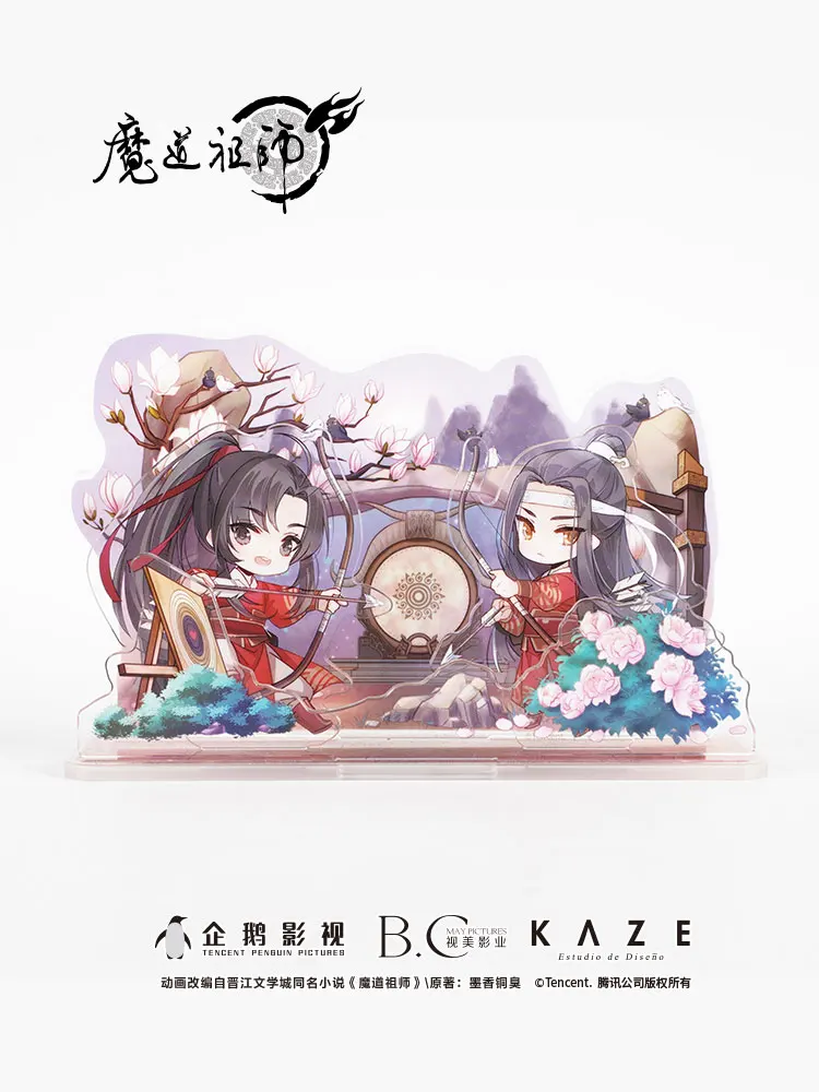 

Grandmaster of Demonic культивирование Wei Wuxian Lan Wangji стрельба Косплей акриловая фигурка стенд фигурка игрушки для детей подарок игрушка