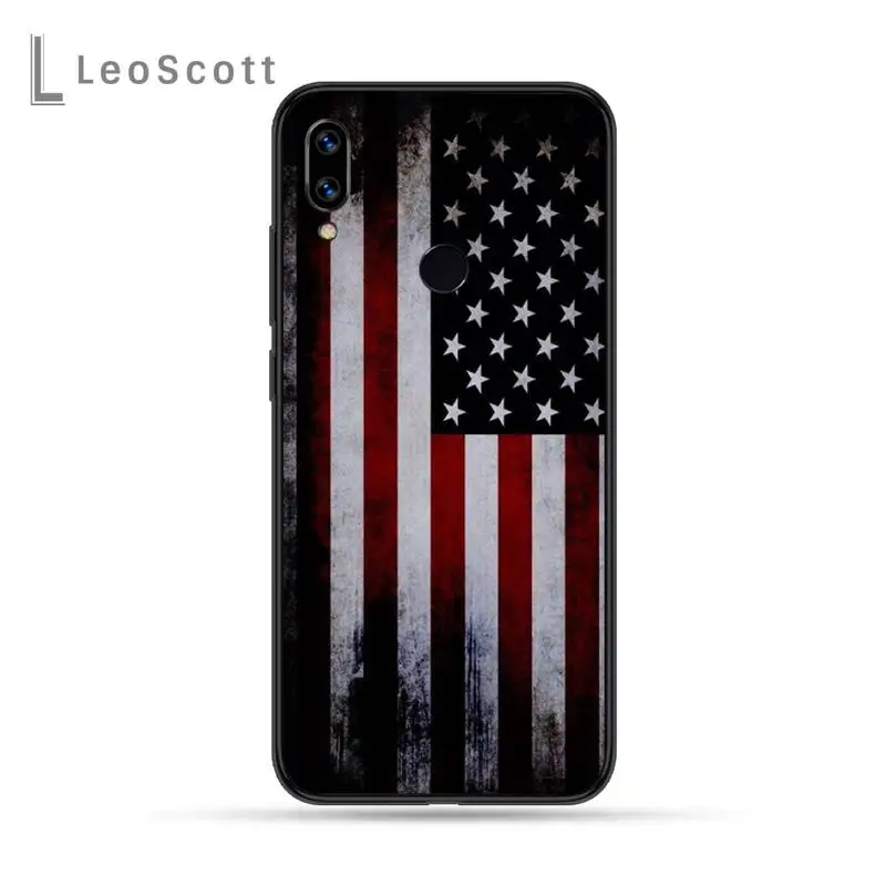 

America USA Flag Novelty Phone Case For Xiaomi Redmi note 4 4X 8T 9 9s 10 K20 K30 cc9 9t pro lite max