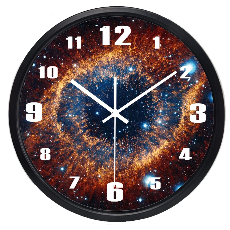Красивые настенные часы со звездным ночным небом тихие для гостиной и спальни |