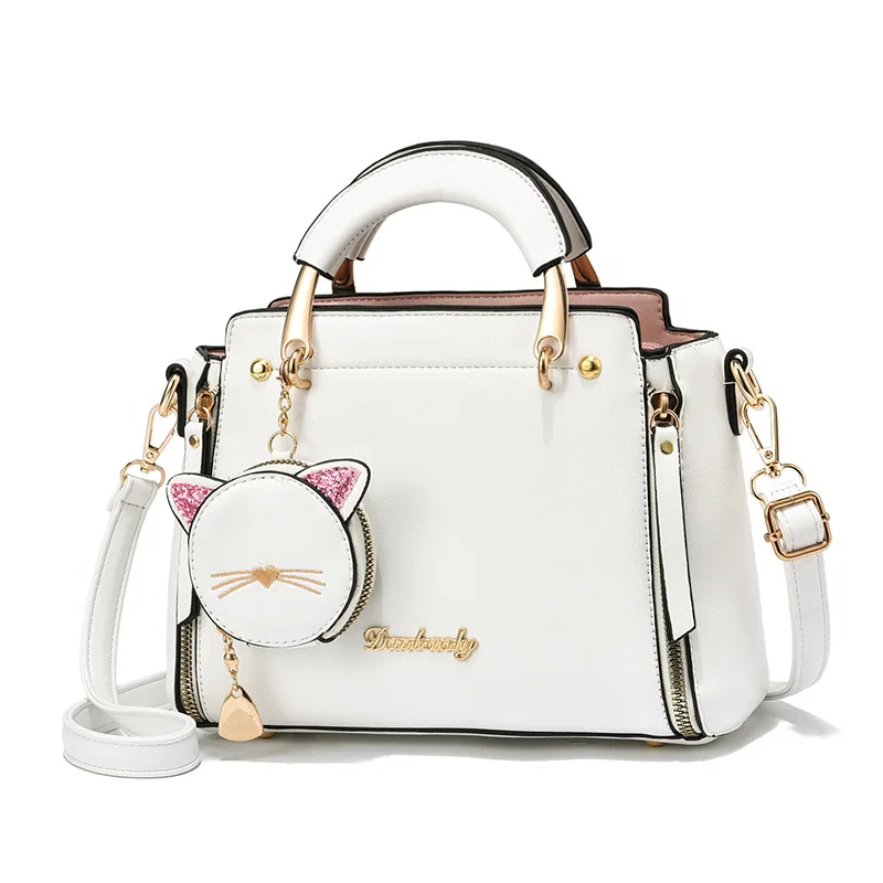 

Vintage Handbag Women Brand New Design Solid Color Tote Bag Female Shoulder Bags High Quality PU Leather Handbag Purse 2021