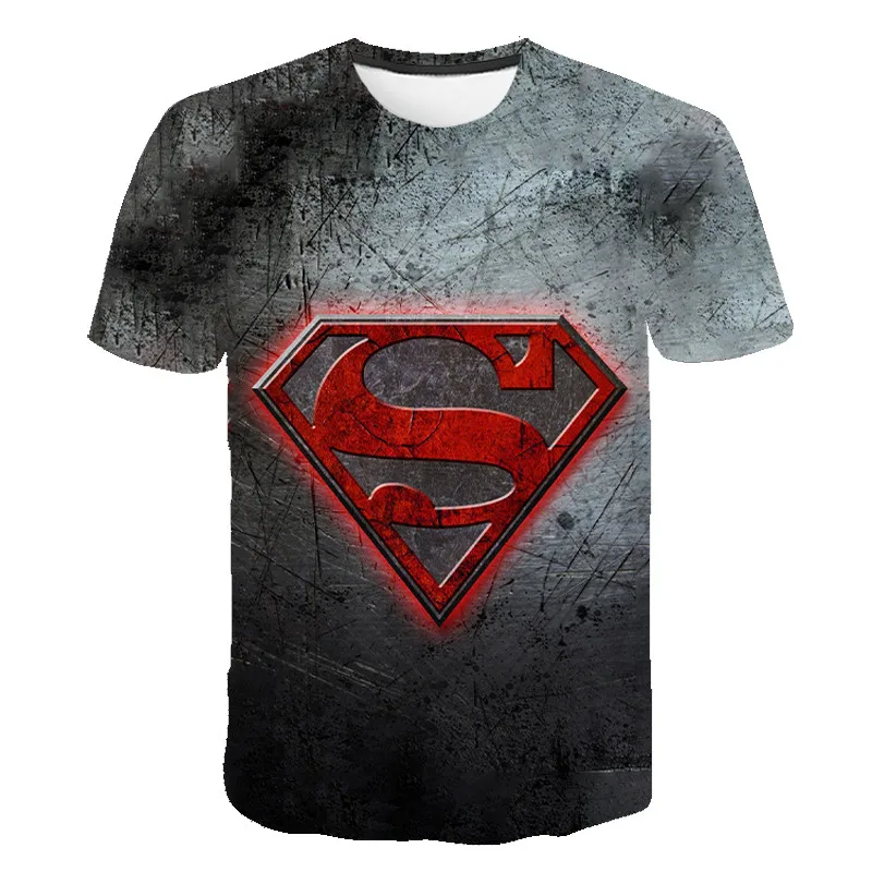 3D футболка Супермен Бэтмен/человек-паук/Капитан Америка/Халк/Железный