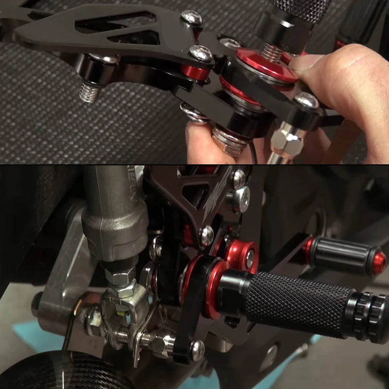 2 шт. мотоциклетные ножки сплав задники подножки педаль заднего сиденья