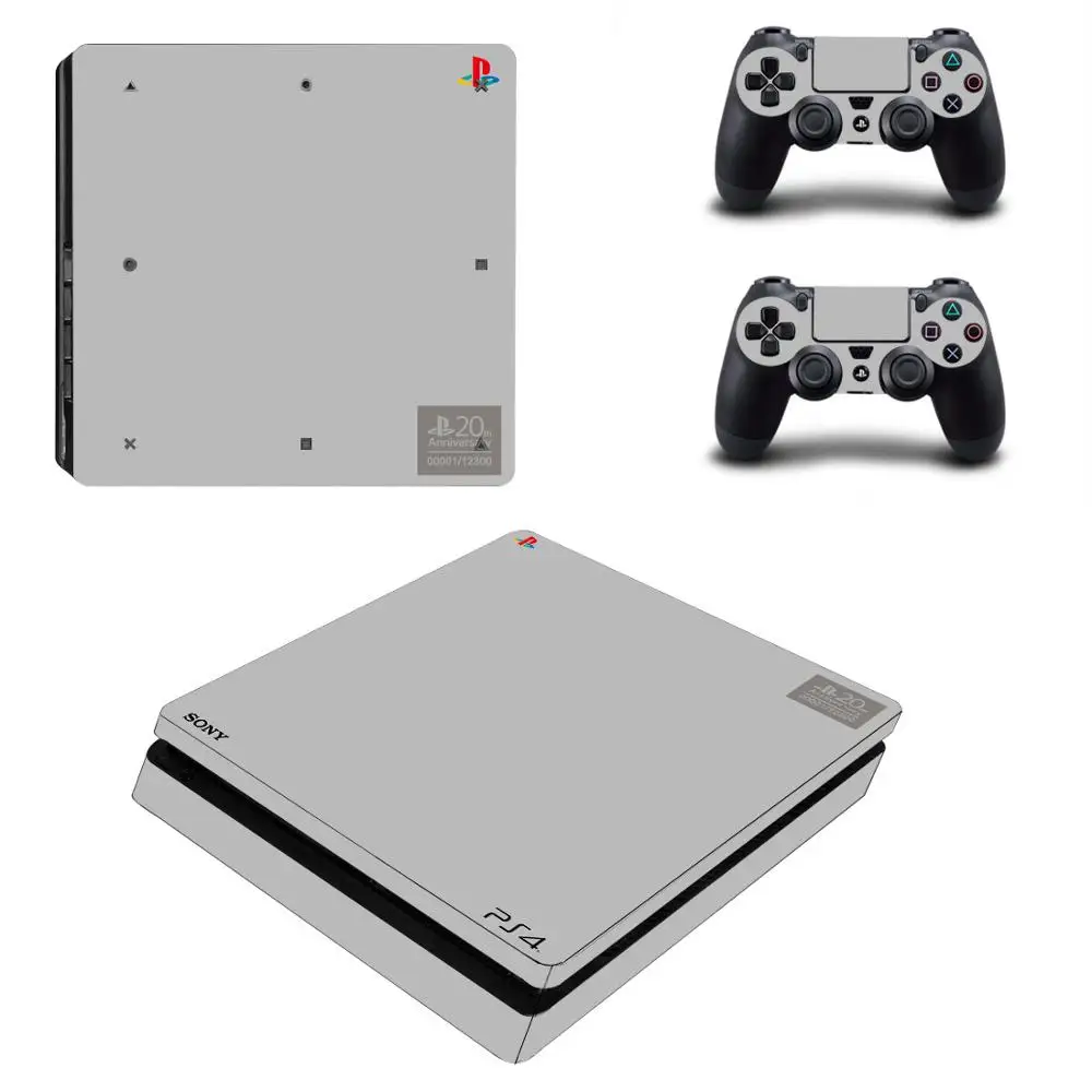 Чистый белый PS4 тонкий Стикеры s Play station 4 кожи Наклейки Обложка для Игровые