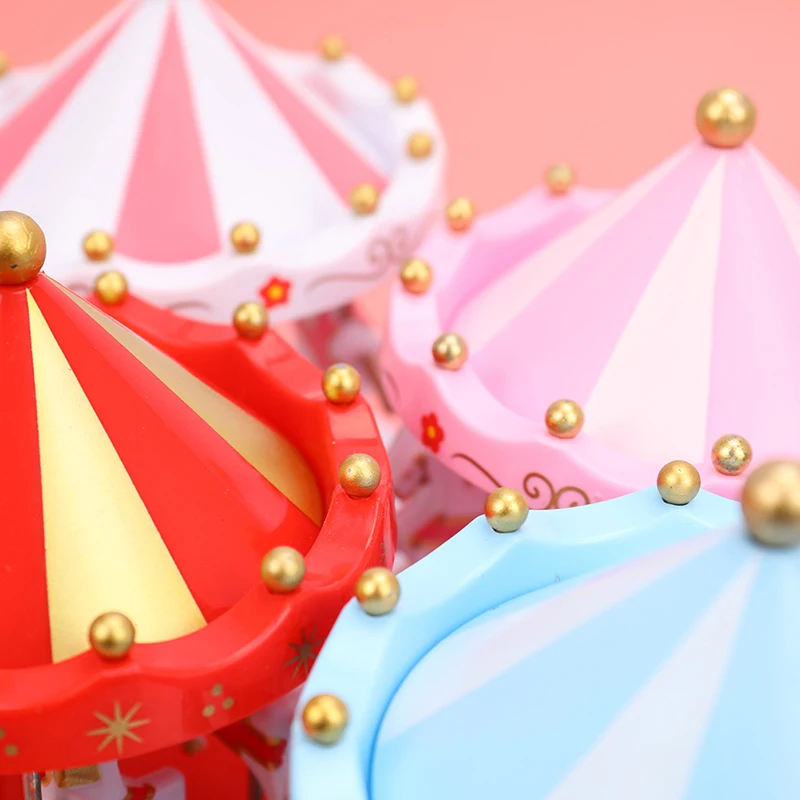 Веселая круглая деревянная музыкальная шкатулка игрушка детская игра домашний