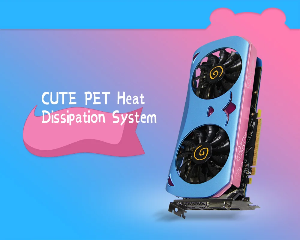 Cute Pet RX 580 8GB игровая видеокарта AMD YES 2048SP Radeon видеокарты карта HDMI PCI-E 3,0 абсолютно новые внешние канцелярские принадлежности