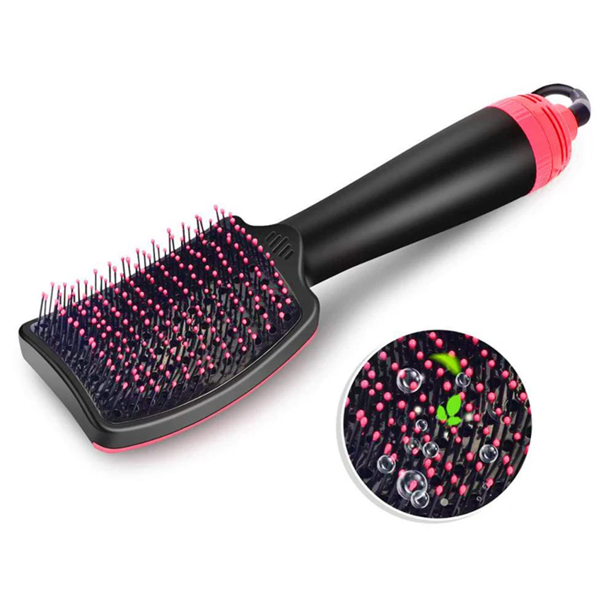 

1000W Hot Air Brush, Hair Dryer Brush, Professional Hair Dryer 2 in 1 Ceramic Electric Blow Dryer Hair Straightener Brush