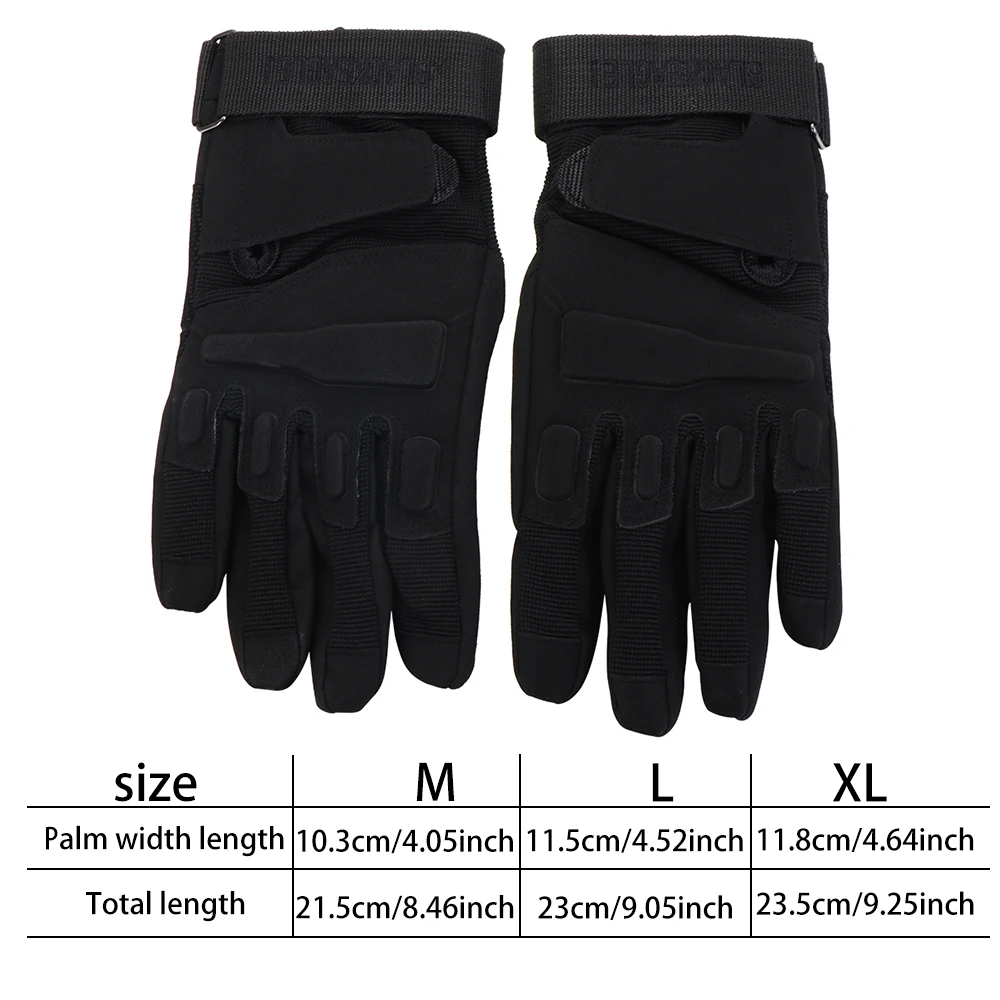 

1pair Winter Sport Gloves Outdoor Women Men Full Finger Mittens Wear-resistant Army Tactical Mittens Cycling Microfiber Gloves